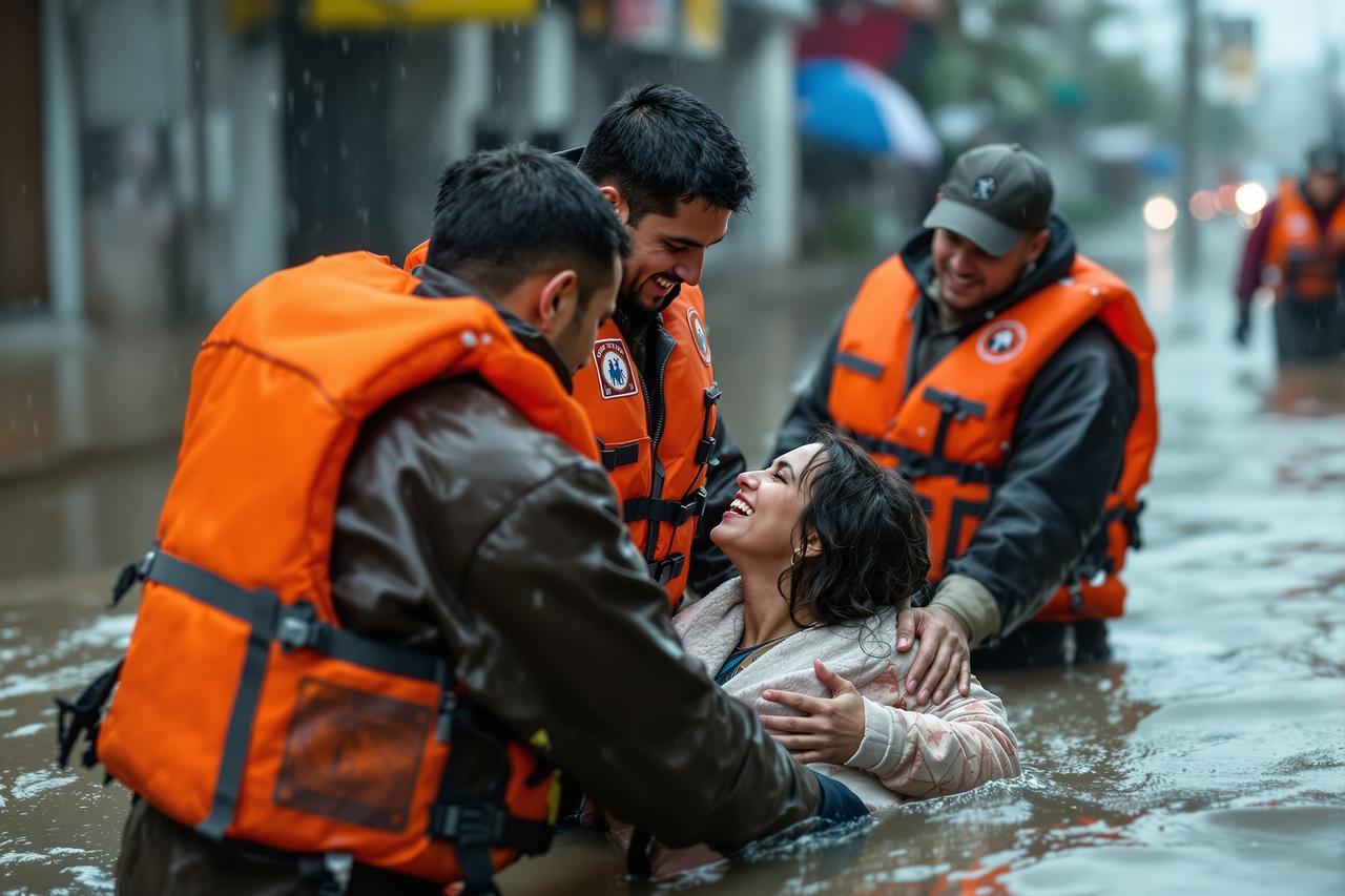 爆料51图集:暴雨救援一线感人瞬间精选照片合集